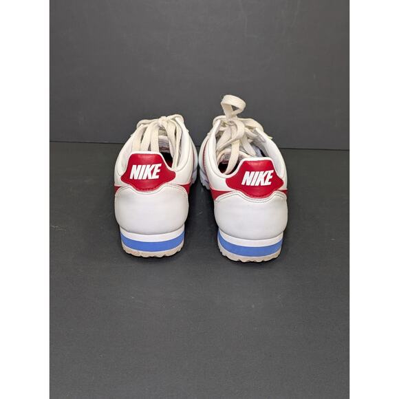 Nike Cortez Women’s Size 8 Leather White Blue Red OG Forest Gump 807471-103 - Picture 10 of 12